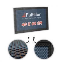 Tapis caoutchouc extérieur anti dérapant 40 x 60 cm - Fulfiller.com
