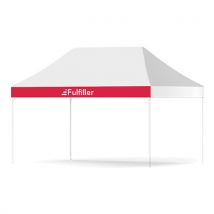 Barnum publicitaire 3 x 4,5m pliant configurable pas cher - Fulfiller.com