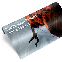 Textile satin brillant 140g/m2 - 300 x 100 cm - Fulfiller.com