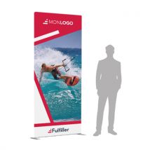 Totem Tissu 100 x 240 cm recto verso - Fulfiller.com
