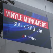 Vinyle adhesif vitrine 300 x 200 cm - autocollant personnalisé - Fulfiller.com