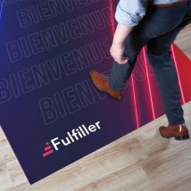 Vinyle de sol sur-mesure personnalisé pas cher - Fulfiller.com