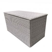 Abobo Rattan Outdoor Storage Box In Grey