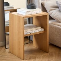 Assago Wooden Side Table In Oak
