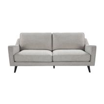 Darius Linen Fabric 2.5 Seater Sofa In Greige