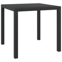 Darwen Aluminium Garden Dining Table Small In Black