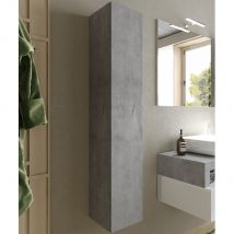 Hanmer Wooden Bathroom Wall Cabinet With 1 Door In Cement