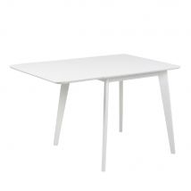 Riga Wooden Extending Dining Table In White