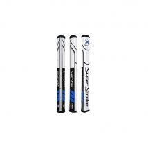 SuperStroke Traxion Flatso 1.0 Putter Grip- Black/White/Blue