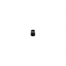 Black with Silver Ring 0.350 Wood Ferrule (Single)