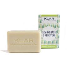 KLAR Festes Shampoo Lemongrass & Aloe Vera - fettiges Haar - 100g