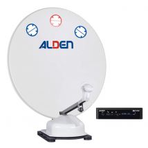 Alden ORBITER 85 HD weiß mit S.S.C. Steuermodul SINGLE LNB