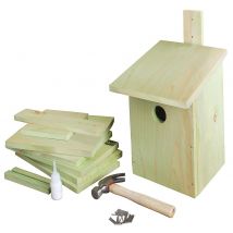 Vogelhaus zum Selberbauen Bausatz Nistkasten Holz Vogelhäuschen 25cm