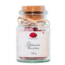 Gourmet Berner Glühwein-Herzchen Bonbons mit Glühweingeschmack 100 g