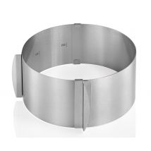 Küchenprofi Tortenring verstellbar Edelstahl 30cm