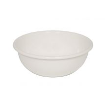 Riess Obst und Salatschüssel Emaille Weiß 26cm