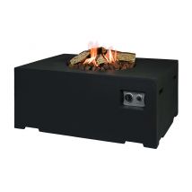 Happy Cocooning Feuertisch rechteckig schwarz 1070 x 800 mm