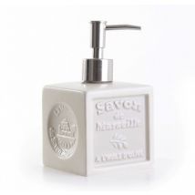 Seifenspender Savon de Marseille Keramik Elfenbein