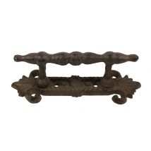 Möbelgriff Griff Schubladengriff Antik-Stil Gusseisen Braun 16,5cm