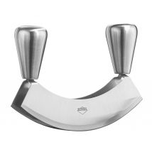 Küchenprofi Wiegemesser mit 2 Schneiden Edelstahl