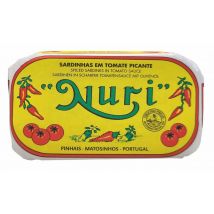 Nuri Sardinen in scharfer Tomatensoße und Olivenöl Portugal - Dose 125 g