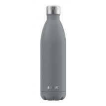 FLSK Trinkflasche Stone Isolierflasche Grau 500 ml