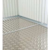 Biohort Alu-Bodenplatte Riffelblech für Geräteschrank 90 - 79,5x69,5cm