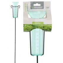 Regenmesser mit Erdspiess Metall 75cm Niederschlagsmesser für Garten und Outdoor