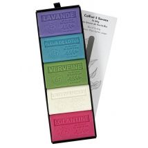 5 Verschiedene Provence Seifen Sheabutter Geschenkset in Geschenkbox