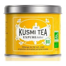 Kusmi Tea EXPURE Addict BIO Grüner Tee, Mate, Grapefruit - Dose 100 g