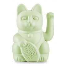 DONKEY Winkekatze Hellgrün Maneki Neko Lucky Cat Glücksbringer 15cm