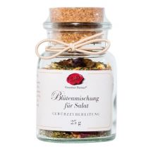 Gourmet Berner Blütenmischung für Salat Gewürzmischung im Korkenglas 25g