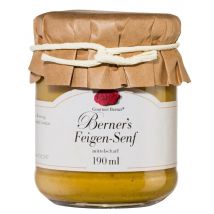 Gourmet Berner Feigen-Senf mittelscharf im Glas 190ml