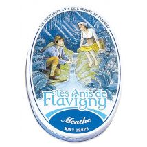 Les Anis de Flavigny Minze Menthe Bonbons mit Minze-Geschmack 50g Dose