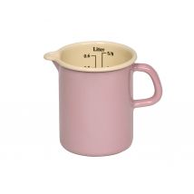 Riess Küchenmaß Emaille Messbecher Pastell Rosa 9cm