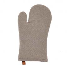 Ofenhandschuh Havana Dark Taupe Baumwolle Topfhandschuh Topflappen 18x32cm