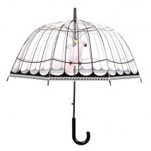 Regenschirm Kakadu Vogelkäfig Transparent Stockschirm Durchsichtig