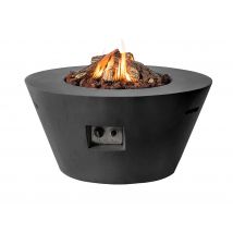 Happy Cocooning Feuertisch Cone schwarz 960 x 460 mm