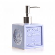 Seifenspender "Savon de Marseille" Keramik Lavendel
