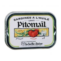 la belle-iloise Sardinen in Olivenöl Sauce Pitomaïl - Dose 115 g