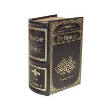 Hohles Buch Geheimfach THE FINANCIER Buchversteck Antik-Stil 17cm