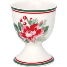 Greengate Eierbecher Charline White Porzellan Weiß