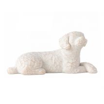 Willow Tree Figur - Love my Dog - Hundefigur liegend weiß
