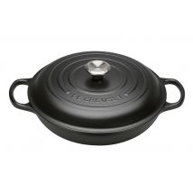 Le Creuset Gourmet-Profitopf Gusseisen Schwarz 26cm