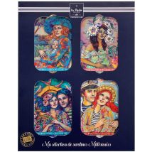 La Perle des Dieux Geschenkset Jahrgangssardinen Perles Reisen Delphine Cossais