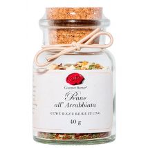 Gourmet Berner Penne all´ Arrabbiata Gewürzmischung im Korkenglas 40g