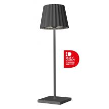 Sompex TROLL 2.0 Tischleuchte Anthrazit Aluminium mit Akku dimmbar Outdoor 38 cm