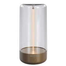 Sompex PULSE Akku LED Tischleuchte Magnetfilament Gold