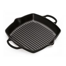 Le Creuset Grillpfanne Signature Quadratisch Gusseisen Schwarz 30cm