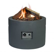 Happy Cocooning Feuertisch rund grau Ø 610 mm